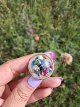 Load image into Gallery viewer, Real Jewel Weevil Terrarium statement ring
