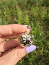Load image into Gallery viewer, Real jewel weevil terrarium statement ring
