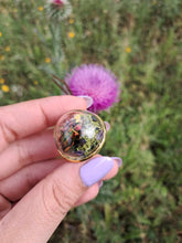 Cargar imagen en el visor de la galería, Real frog beetle terrarium statement ring
