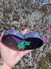 Load image into Gallery viewer, Hand painted frog witch heart
