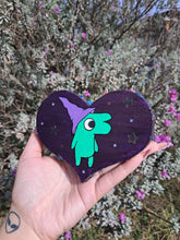 Load image into Gallery viewer, Hand painted frog witch heart
