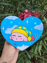 Charger l&#39;image dans la galerie, Hand painted sleepy cloud heart
