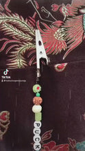 Load and play video in Gallery viewer, Bracelet helper heart locket accessories gift handmade beaded weeb otaku kawaii
