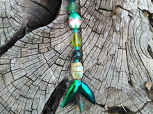 Load image into Gallery viewer, bracelet helper real Elytra Beetle Wings nature inspired earthy gift bracelet helper
