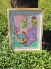 Cargar imagen en el visor de la galería, Original Framed artwork by Hallucinogenius Mushroom Shroom Trippy Comic Zine Psychedelic Aesthetic Art Unusual Odd Unique original art
